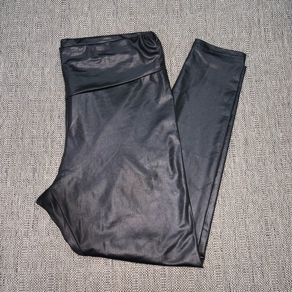 Shein Curve Faux Leather Leggings - Picture 1 of 5